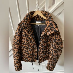 Apparis carbon38 Leopard Coat Size S